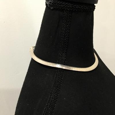 Vintage silver plated, collar necklace