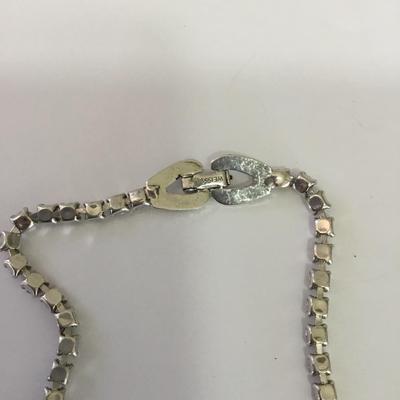 Beautiful, vintage Weiss crystal rhinestone, art, deco, necklace