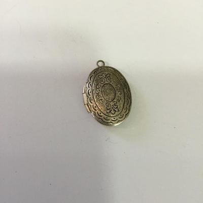 Vintage, silver, locket pendant