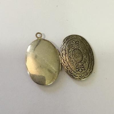 Vintage, silver, locket pendant