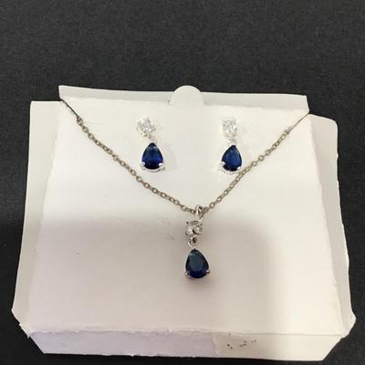 Fashion Earrings Necklace Set