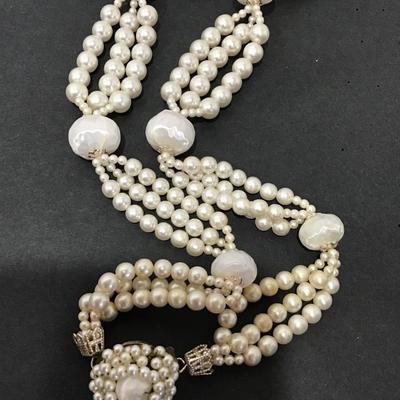 Beautiful Vintage Necklace marked
