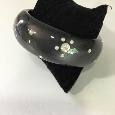 Thick, chunky bangle bracelet