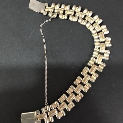 Very nice Vintage Rolled sterling silver bracelet