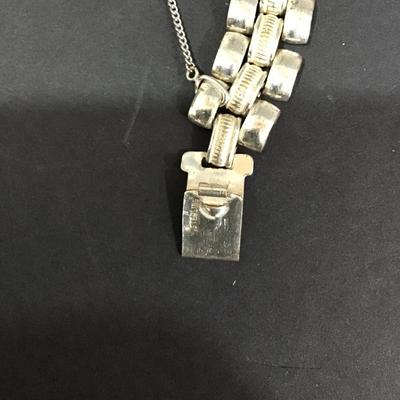 Very nice Vintage Rolled sterling silver bracelet