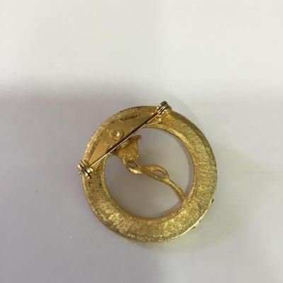 Vintage, gold tone, brooch