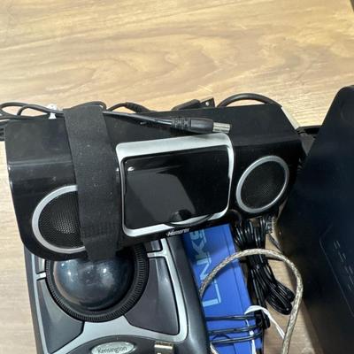 Tote full of older electronics
