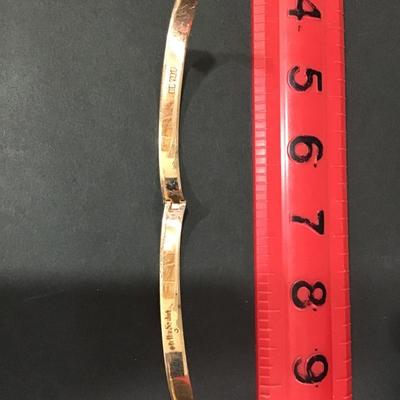 Gold tone, Stella, and dot bracelet