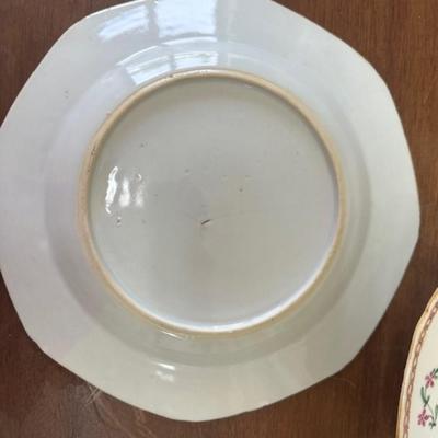 Sale Photo Thumbnail #57: Possibly, Samson Porcelain is a copy of earlier styles from the 18th century. The bowls are unmarked, and they have some flea-sized chips on the edges. They are at The ReStore for inspection during regular business hours. 2 bowls and 2 plates
