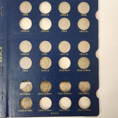 Whitman Coin books with Coins Pennies Nickles Dimes