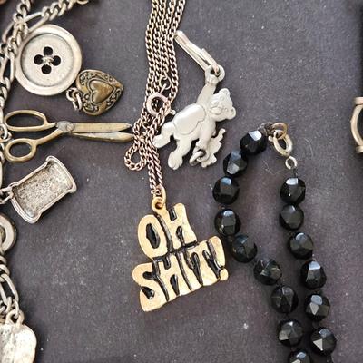 Large Lot of Costume Jewelry Christmas Pins Brooches Christopher Radko Pin P.S. Co Necklace Jewelry by Robbins