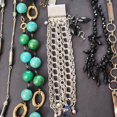 Large Lot of Costume Jewelry Christmas Pins Brooches Christopher Radko Pin P.S. Co Necklace Jewelry by Robbins
