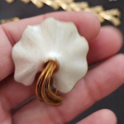 Lot of Costume Jewelry Necklaces , Pins, Brooches , Bangles , Earings Austrian Crystal , Trifari, Mid Century Freirich , J.J.