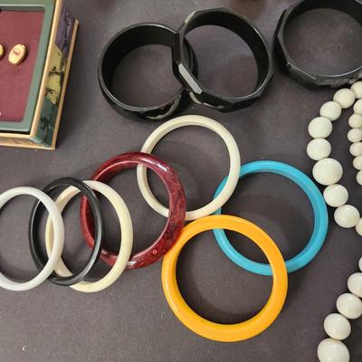 Lot of Costume Jewelry Necklaces , Pins, Brooches , Bangles , Earings Austrian Crystal , Trifari, Mid Century Freirich , J.J.