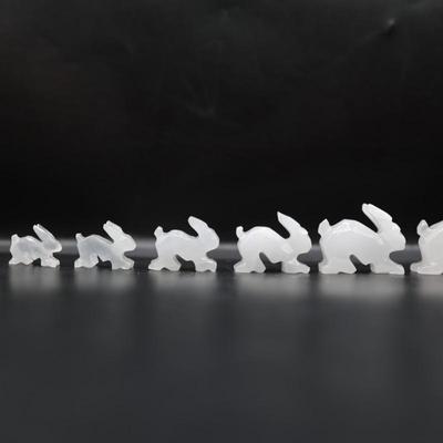 Onyx Tellez Rabbit Figurines