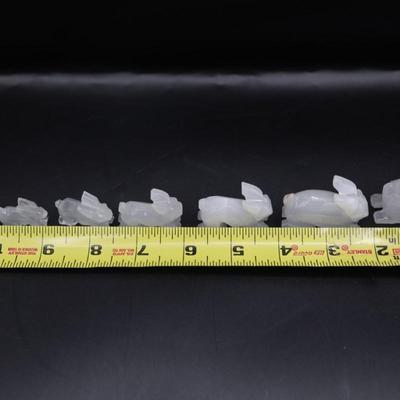 Onyx Tellez Rabbit Figurines