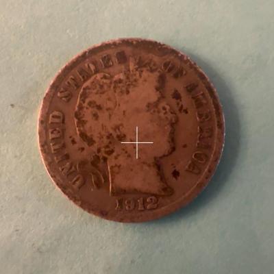 1912 Circulated US Dime