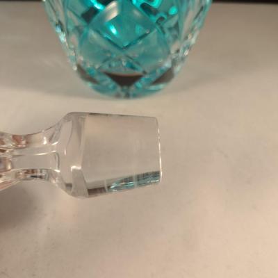 Clear Glass/Crystal Decanter with Stopper- Approx 15" Tall