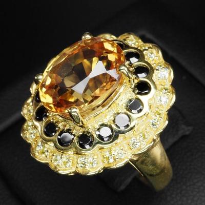 Yellow Lab Grown Sapphire 6.45Ct