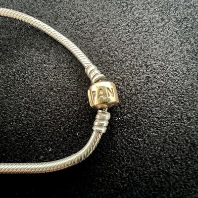 Pandora Gold & Silver Charm Bracelet
