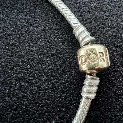 Pandora Gold & Silver Charm Bracelet