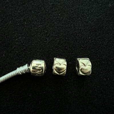Pandora Gold & Silver Charm Bracelet