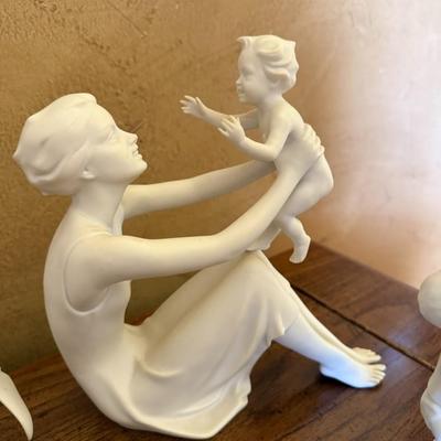 Kaiser West German White Porcelain Figures