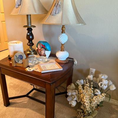 Coasters, Lamps, and Plants