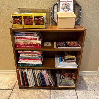 Cookbooks and Bookshelf