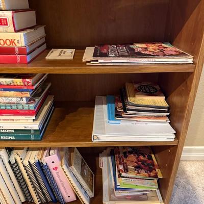 Cookbooks and Bookshelf