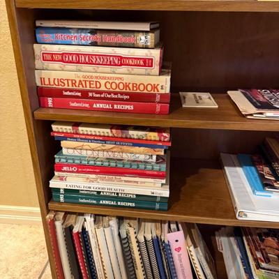 Cookbooks and Bookshelf