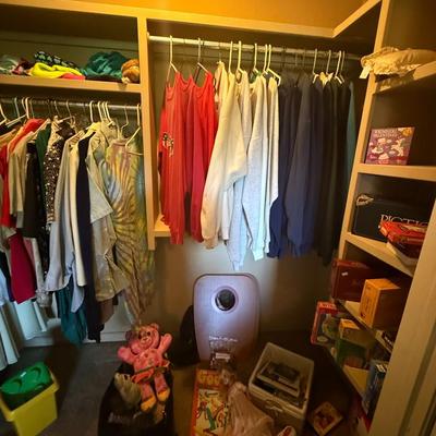 Everything out of the closet