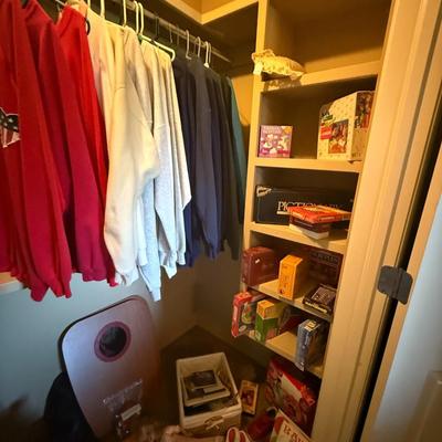 Everything out of the closet