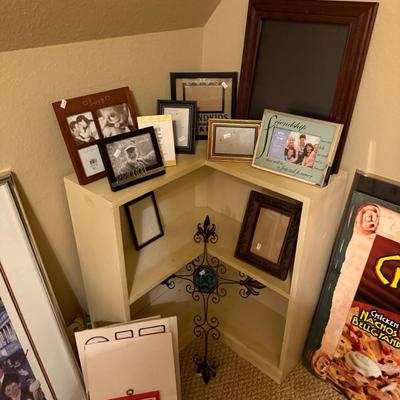 Sale Photo Thumbnail #214: The corner area includes the framed and unframed art