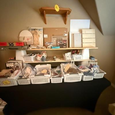 Sale Photo Thumbnail #240: Includes everything pictured, except for table and display shelves and clear bins. 