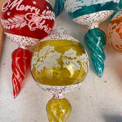 Lot of 12 Vintage Christmas Ornaments 