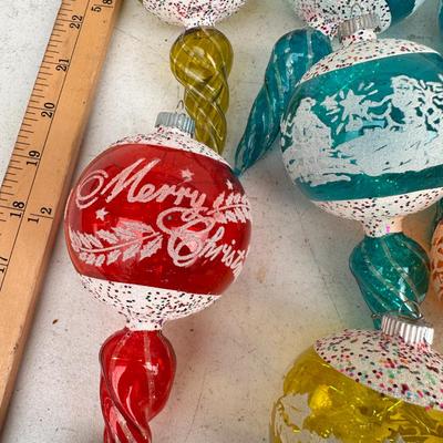 Lot of 12 Vintage Christmas Ornaments 