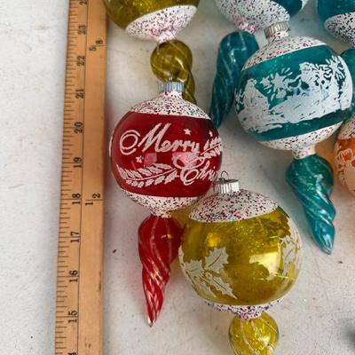 Lot of 12 Vintage Christmas Ornaments 