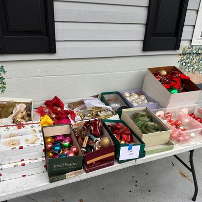 Huge Christmas Ornament Lot 