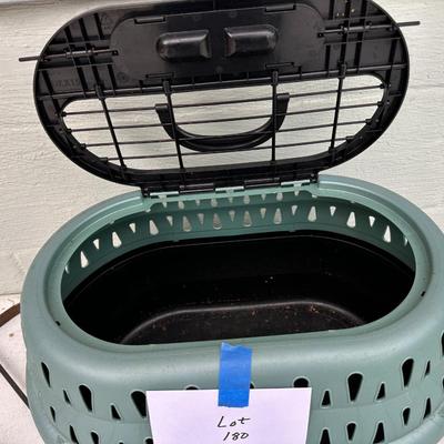 Cat Kennel and Decorative Metal Arms 