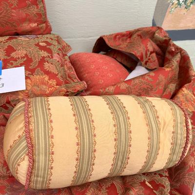 Wamsutta Bedding items and Pillows - 4 Curtain Panels