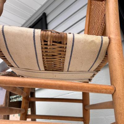 Handmade Rocking Chair with primitive table 