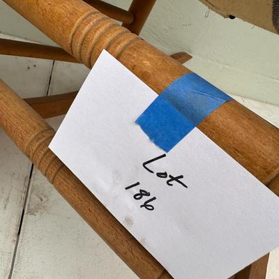 Handmade Rocking Chair with primitive table 