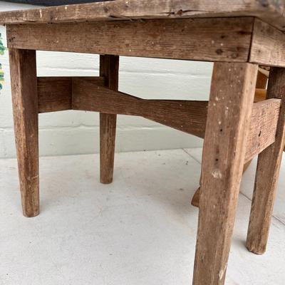 Handmade Rocking Chair with primitive table 
