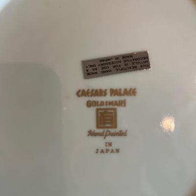 Six Caesars Palace Hand Painted Plates (GB1-MG)