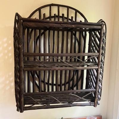 Adirondack Style Wall Mount Shelving Unit (GB1-MG)