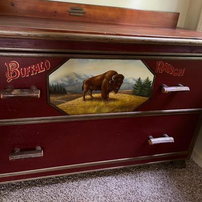 Buffalo Ranch Two Drawer Chest (GB1-MG)