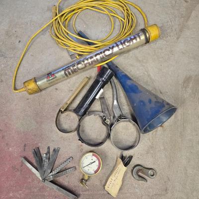 Automotive Tools – Mechanic's Light, Feeler Gauges, Filters & More