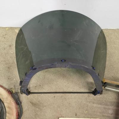 Montgomery Ward Power Kraft 8" Polisher with Extension cord and squeegee and face shield