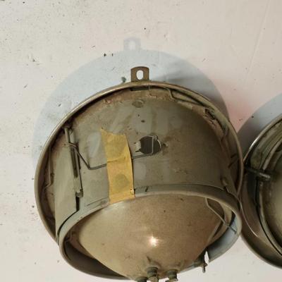Pair of Vintage VW Hella Headlight Assemblies – Type 1 Beetle, OEM